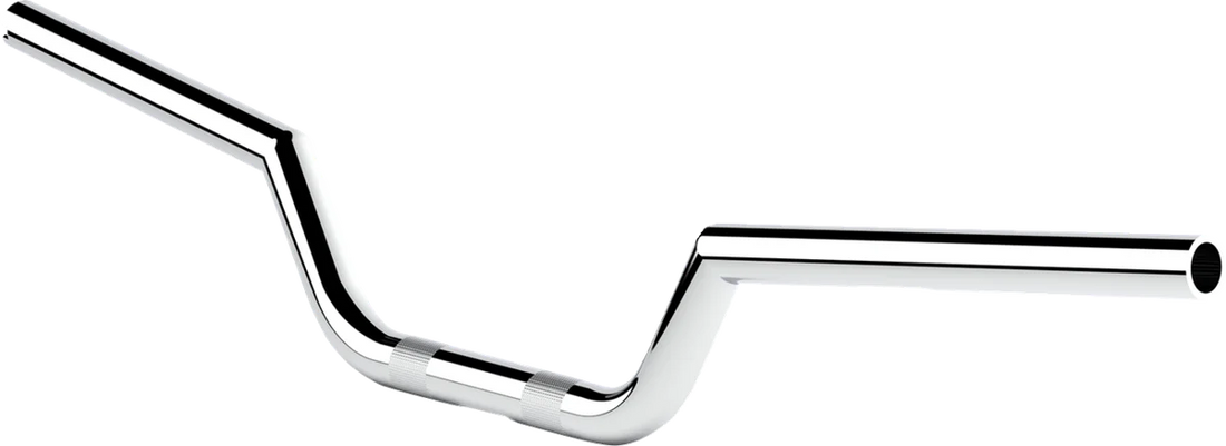 LA Choppers Handlebar - Valley - 1" - Chrome LA-7332-01 - Side View