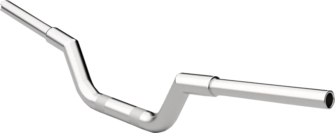 LA Choppers Handlebar - Valley - 1" - Stainless Steel LA-7332-01S - Side View