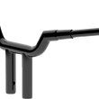 Load image into Gallery viewer, LA Choppers Handlebar - Valley - T-Bar - 10" - Black LA-7344-10B - Side View