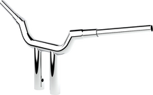 Load image into Gallery viewer, LA Choppers Handlebar - Valley - T-Bar - 10" - Chrome LA-7344-10 - Side View