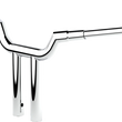 Load image into Gallery viewer, LA Choppers Handlebar - Valley - T-Bar - 12" - Chrome LA-7344-12 - Side View