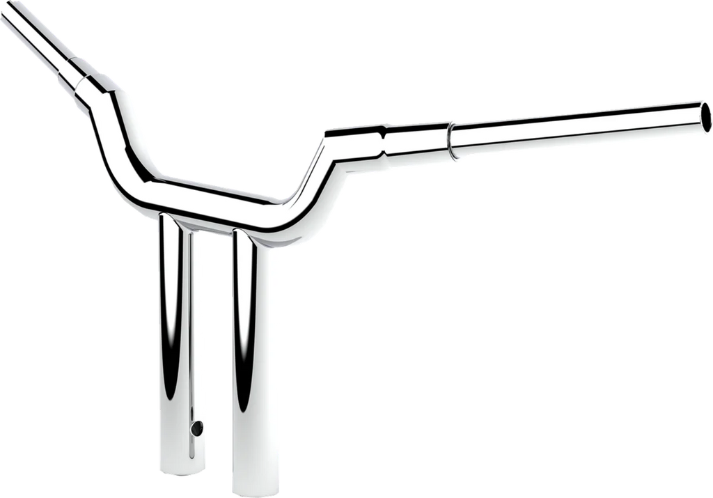 LA Choppers Handlebar - Valley - T-Bar - 12" - Chrome LA-7344-12 - Side View