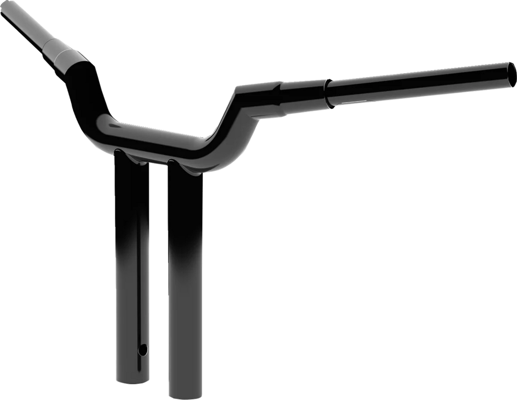 LA Choppers Handlebar - Valley - T-Bar - 14" - Black LA-7344-14B - Side View