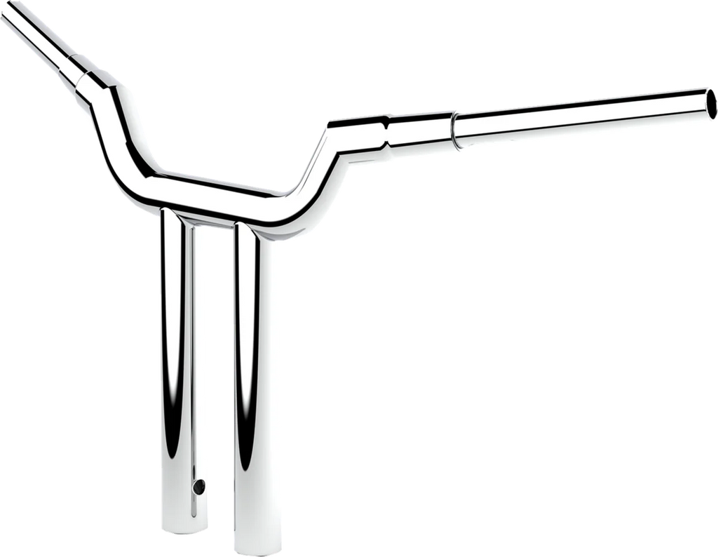 LA Choppers Handlebar - Valley - T-Bar - 14" - Chrome LA-7344-14 - Side View