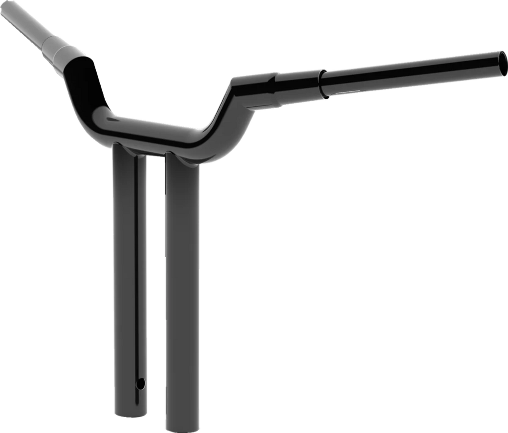 LA Choppers Handlebar - Valley - T-Bar - 16" - Black LA-7344-16B - Side View