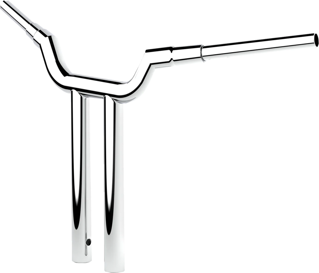 LA Choppers Handlebar - Valley - T-Bar - 16" - Chrome LA-7344-16 - Side View
