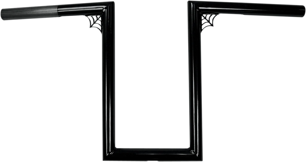 LA Choppers Handlebar - Web T - 12" - Black LA-7380-W12B - Main Product View