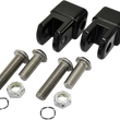 Load image into Gallery viewer, LA Choppers Male Footpeg Adapters - Black LA-7202-01B - Main Product View