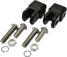 Load image into Gallery viewer, LA Choppers Male Footpeg Adapters - Black LA-7202-01B - Main Product View