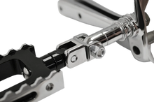 Load image into Gallery viewer, LA Choppers Male Footpeg Adapters - Chrome LA-7202-01 - Side View