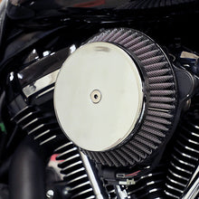 Load image into Gallery viewer, LA Choppers Plain Cover Big Air Cleaner Kit - Black LA-2392-00B - Side View