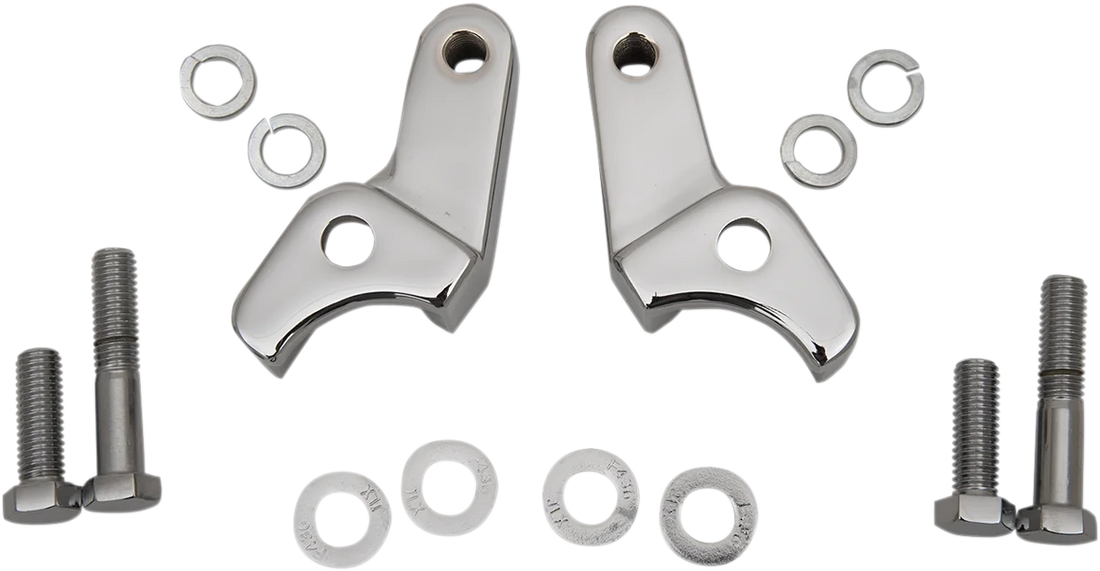 LA Choppers Rear Lowering Kit - Chrome - '18+ FL LA-7590-06 - Side View