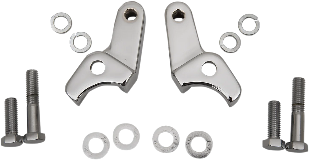 LA Choppers Rear Lowering Kit - Chrome - '18+ FL LA-7590-06 - Side View