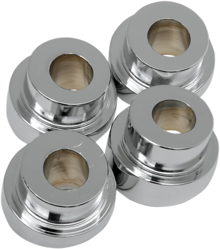 LA Choppers Riser Adapter - 10° - Chrome LA-7400-10 - Side View