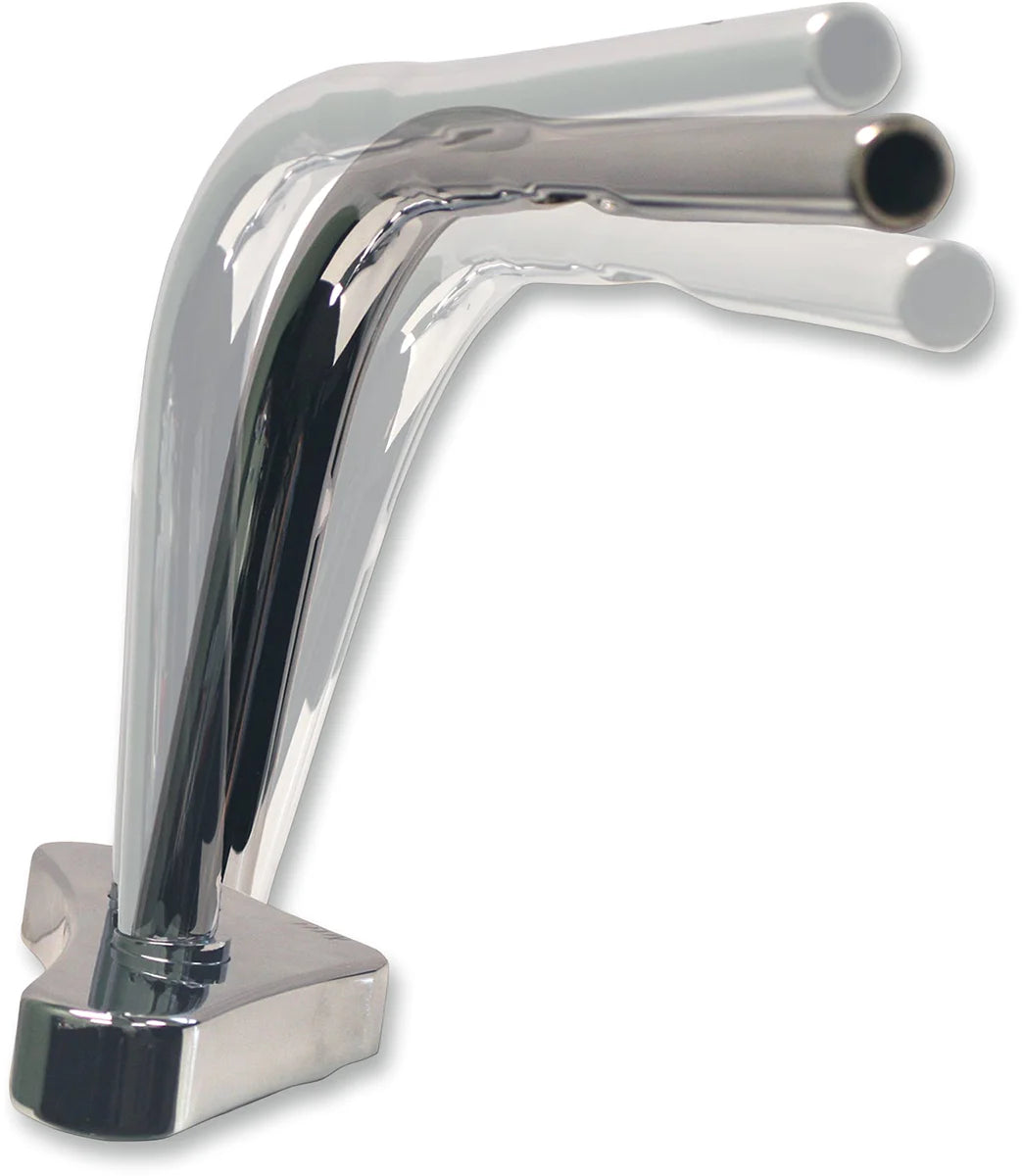 LA Choppers Riser Adapter - 5° - Chrome LA-7400-00 - Side View