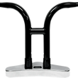 Load image into Gallery viewer, LA Choppers Riser Extensions - 1-1/2" - Black LA-7413-02B - Side View