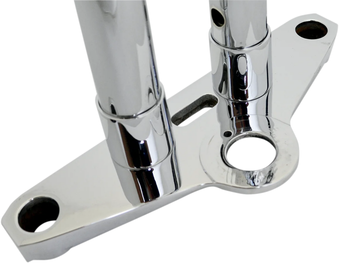 LA Choppers Riser Extensions - 1-1/2" x 1-1/2" - Chrome LA-7413-52 - Side View