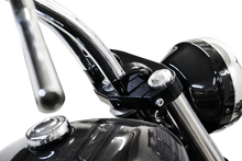 Load image into Gallery viewer, LA Choppers Riser Extensions - Pullback - 1" - Black LA-7416-01B - Side View