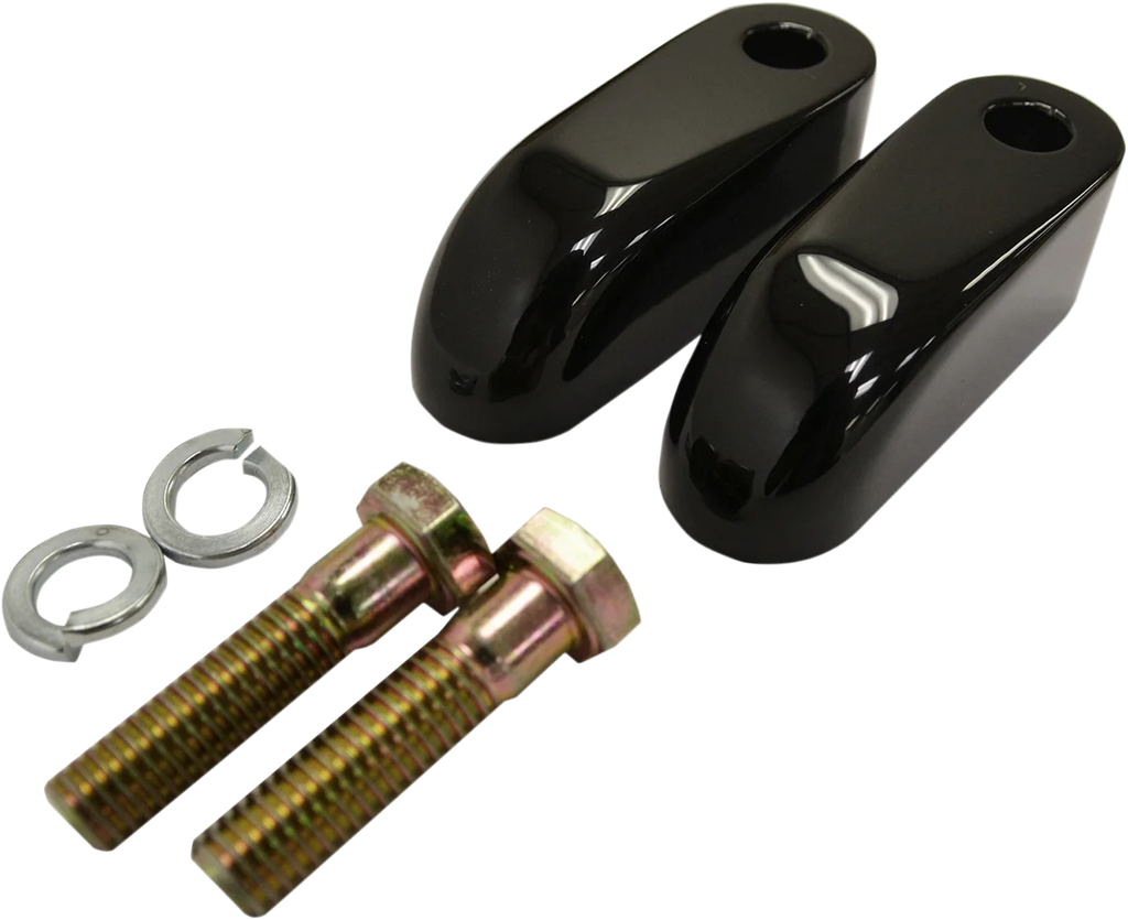 LA Choppers Riser Extensions - Pullback - 2" - Black LA-7416-02B - Main Product View