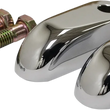 Load image into Gallery viewer, LA Choppers Riser Extensions - Pullback - 2" - Chrome LA-7416-02 - Main Product View