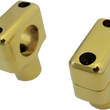 Load image into Gallery viewer, LA Choppers Risers - 1-1/2" - Brass - Polished LA-7401-50 - Main Product View
