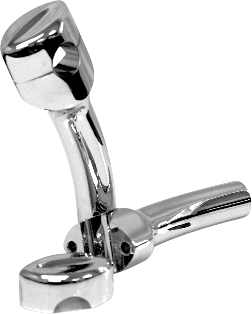 LA Choppers Risers - Hefty Mohawk - Pullback - 5-1/2" - Chrome LA-7404-05 - Main Product View
