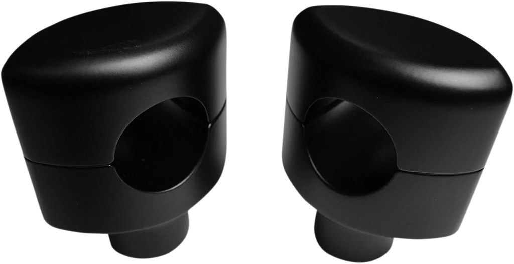 LA Choppers Risers - Hefty Smooth - 1-1/2" - Flat Black LA-7406-01M - Main Product View