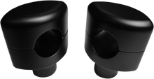 Load image into Gallery viewer, LA Choppers Risers - Hefty Smooth - 1-1/2" - Flat Black LA-7406-01M - Main Product View
