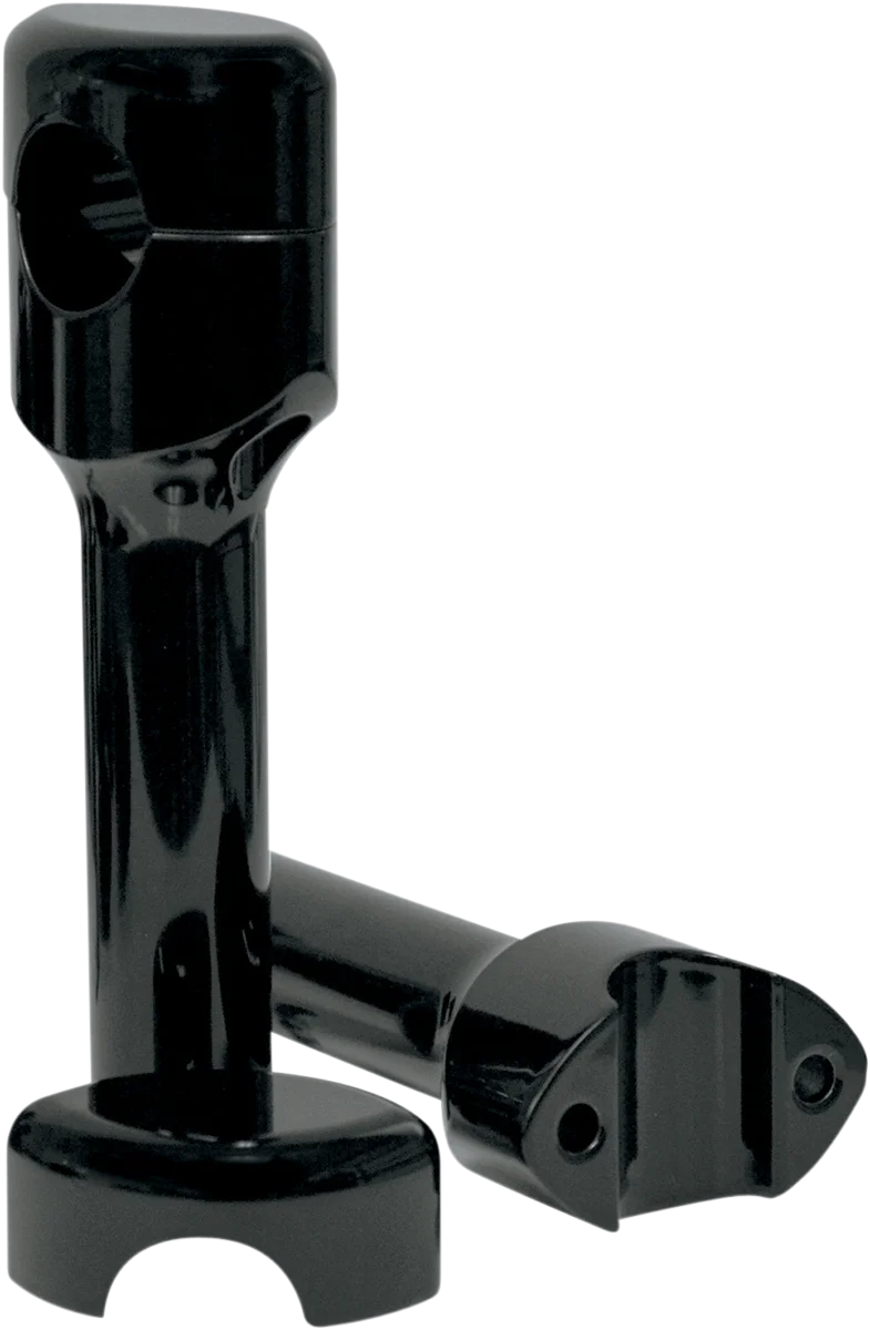 LA Choppers Risers - Hefty Smooth - 1-1/2" - Flat Black LA-7406-01M - Detail View