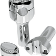 Load image into Gallery viewer, LA Choppers Risers - Hefty Smooth - 6" - Chrome LA-7406-06 - Side View