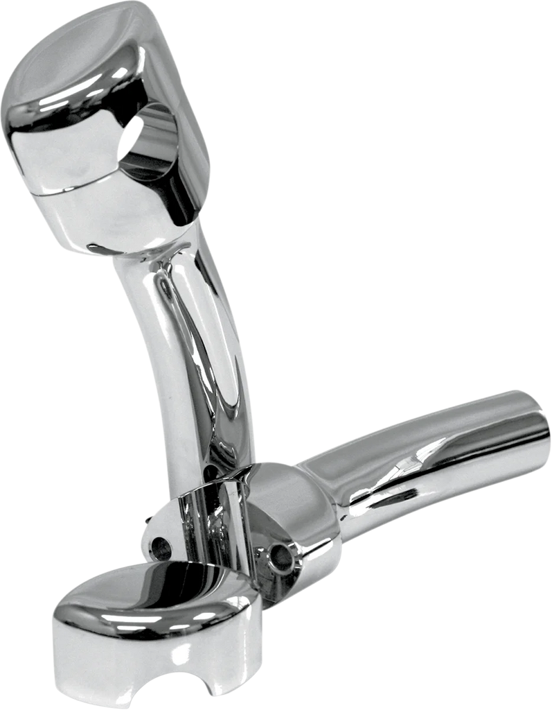 LA Choppers Risers - Hefty Smooth - Pullback - 5-1/2" - Chrome LA-7406-05 - Main Product View