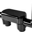 Load image into Gallery viewer, LA Choppers Risers - Hefty - Top - 1-1/2" - Black LA-7446-01B - Main Product View
