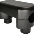 Load image into Gallery viewer, LA Choppers Risers - Hefty - Top - 1-1/2" - Flat Black LA-7446-01M - Main Product View