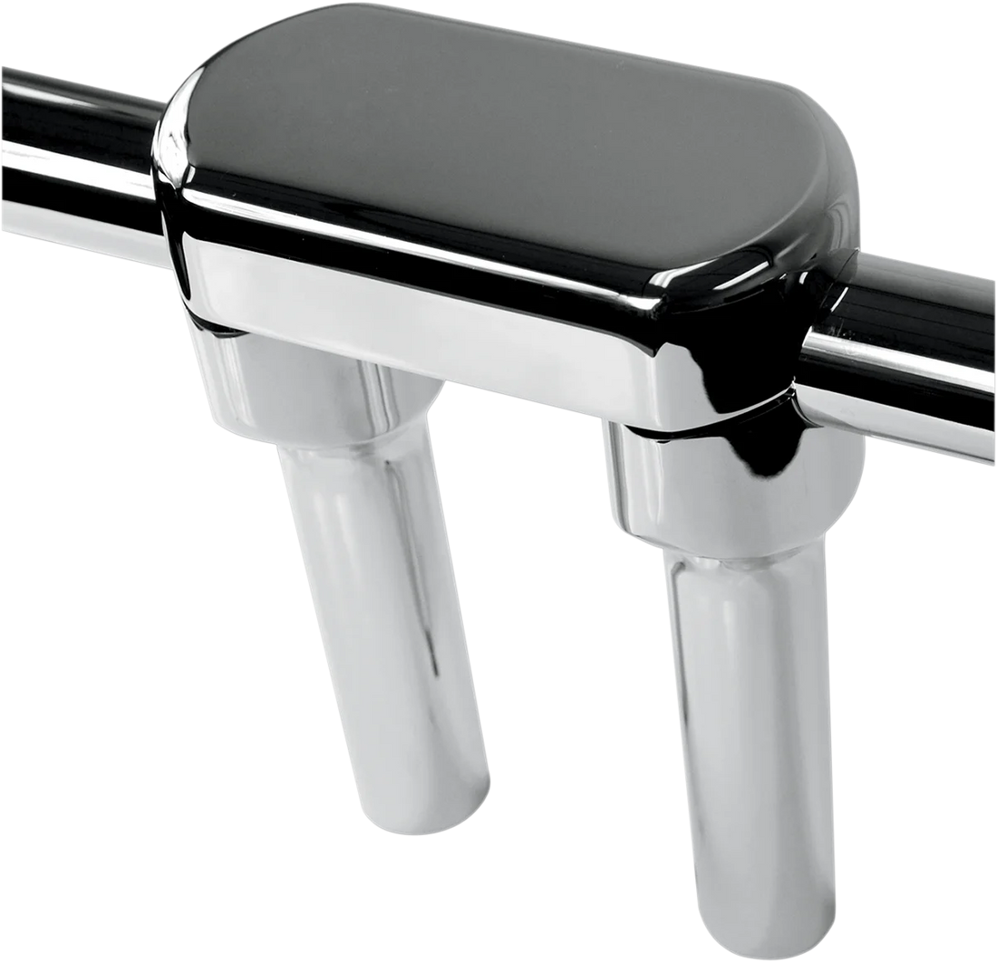 LA Choppers Risers - Hefty - Top - 4" - Chrome LA-7446-04 - Side View