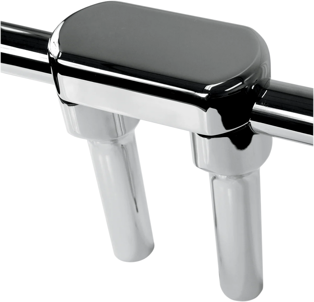 LA Choppers Risers - Hefty - Top - 5-1/2" - Black LA-7446-05B - Side View
