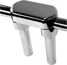 Load image into Gallery viewer, LA Choppers Risers - Hefty - Top - 5-1/2" - Black LA-7446-05B - Side View