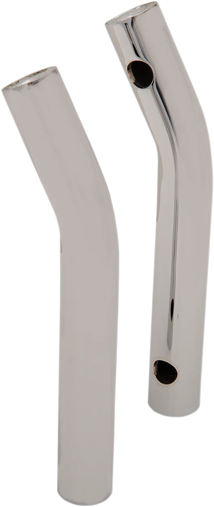 LA Choppers Risers - Kage Fighter - Pullback - 10" - Chrome LA-7336-10R - Side View