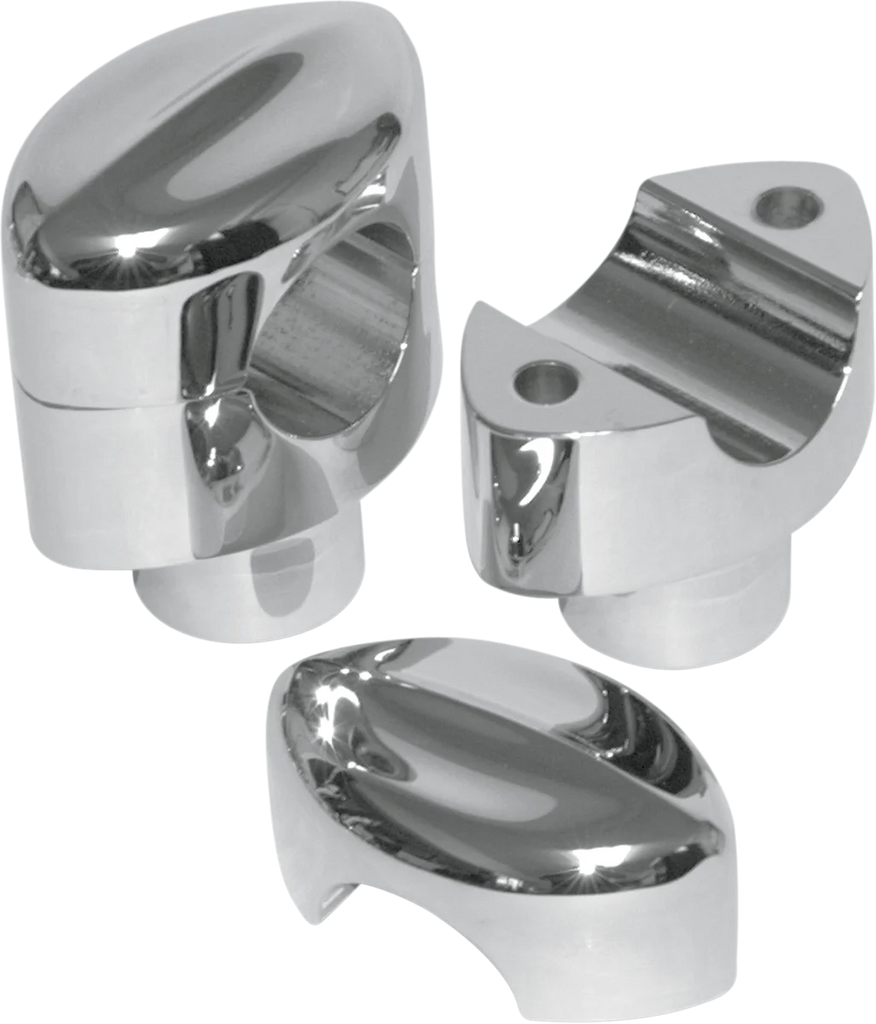 LA Choppers Risers - Mohawk - 1-1/2" - Chrome LA-7401-01 - Main Product View