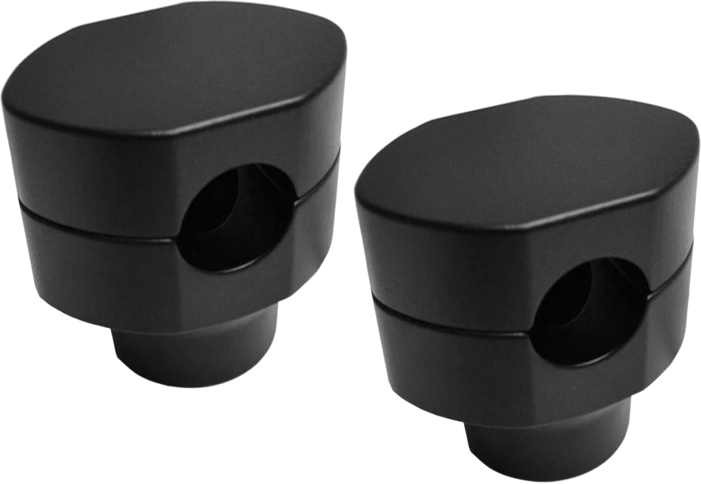 LA Choppers Risers - Paughco Springer - Flat Black LA-7410-02M - Main Product View