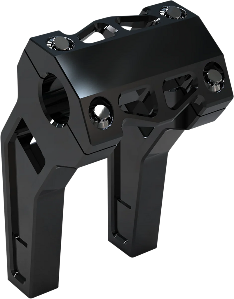 LA Choppers Risers - Pullback - 6" x 1-1/4" - Black Anodized LA-7481-06B - Main Product View