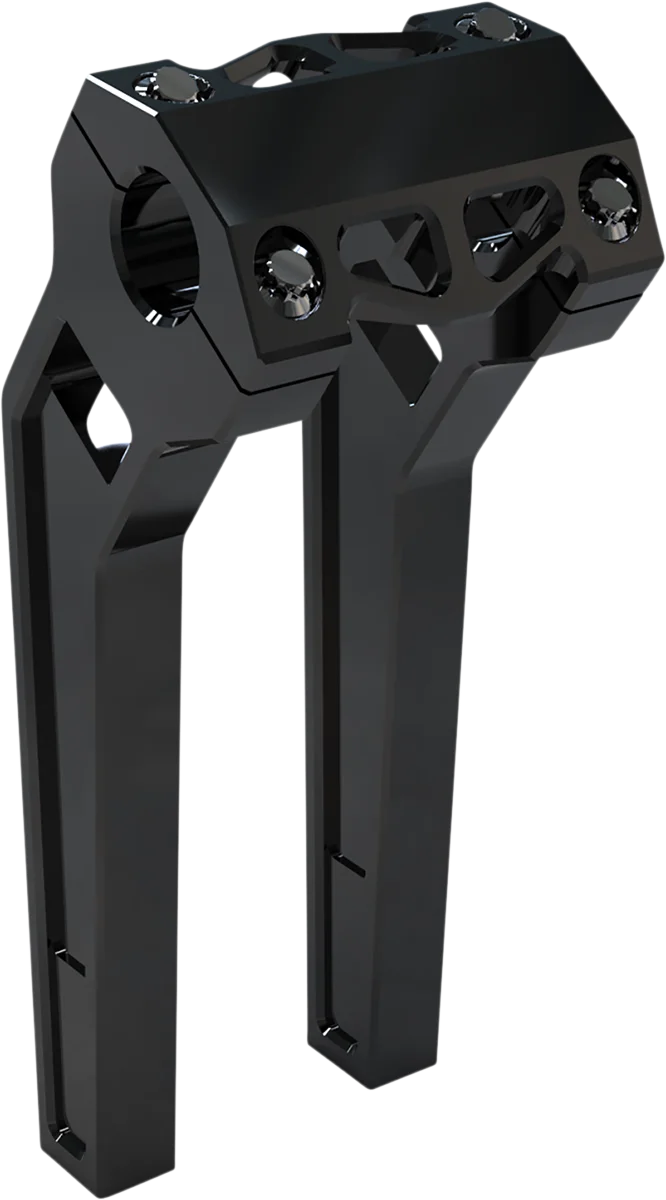 LA Choppers Risers - Pullback - 8" - Raw LA-7471-08R - Side View
