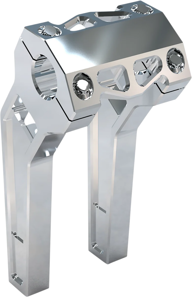 LA Choppers Risers - Pullback - 8" x 1-1/4" - Raw LA-7481-08R - Main Product View