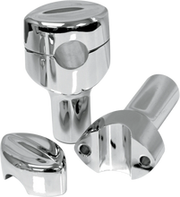 Load image into Gallery viewer, LA Choppers Risers - Smooth - 1-1/2" - Chrome LA-7402-01 - Side View
