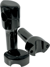 Load image into Gallery viewer, LA Choppers Risers - Smooth - 4" - Black LA-7402-04B - Main Product View
