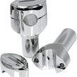 Load image into Gallery viewer, LA Choppers Risers - Smooth - Pullback - 5-1/2" - Chrome LA-7402-05 - Side View