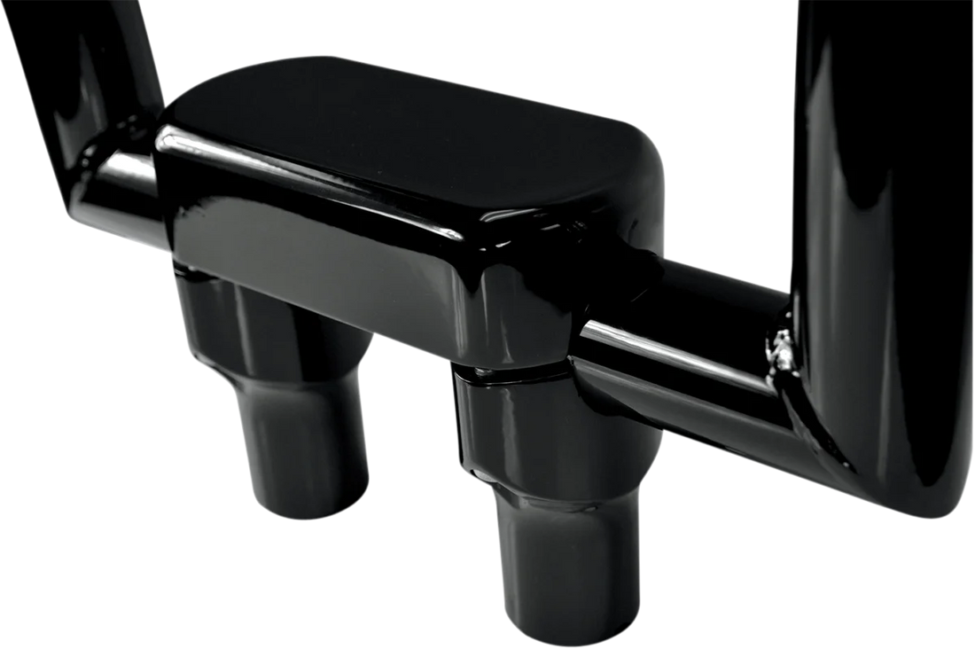 LA Choppers Risers - Solid Top - 3" - Black LA-7442-03B - Side View