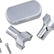 Load image into Gallery viewer, LA Choppers Risers - Solid Top - 3" - Chrome LA-7442-03 - Main Product View