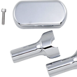 Load image into Gallery viewer, LA Choppers Risers - Solid Top - 4" - Chrome LA-7442-04 - Main Product View