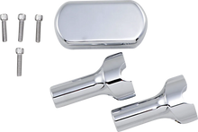 Load image into Gallery viewer, LA Choppers Risers - Solid Top - 4" - Chrome LA-7442-04 - Main Product View