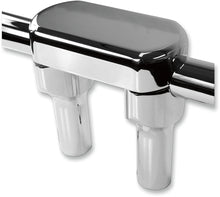 Load image into Gallery viewer, LA Choppers Risers - Solid Top - 4" - Chrome LA-7442-04 - Side View